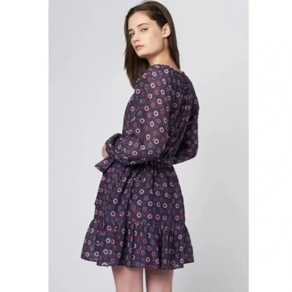 Xirena Jia Dress Navy Rouge -sz M - Picture 12 of 14